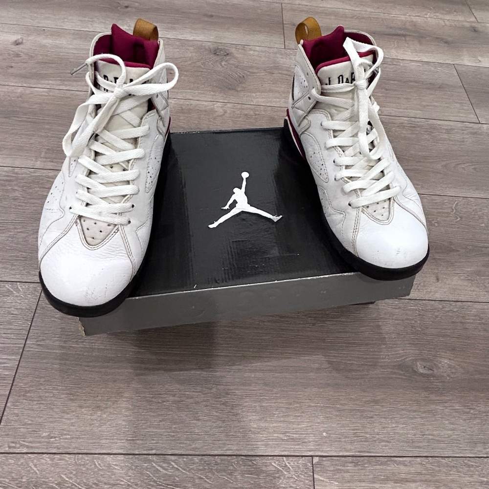 AIR JORDAN • Men 2011 7 Retro Cardinal • sz 8.5 - Picture 2 of 9